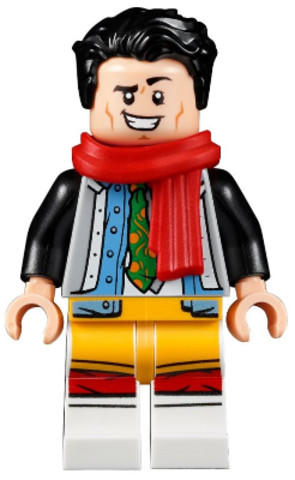 LEGO® Minifigurák ftv003 - Joey Tribbiani, Red Scarf
