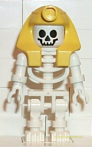 LEGO® Minifigurák gen008 - Csontváz, sárga múmiás fejfedővel