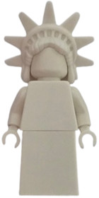 LEGO® Minifigurák gen197 - Lady Liberty (Monokróm)