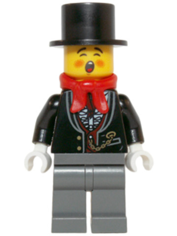 LEGO® Minifigurák hol064 - Karácsonyi Énekes- Férfi