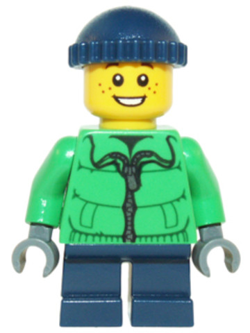 LEGO® Minifigurák hol065 - Kisfiú - Téli Ruhában
