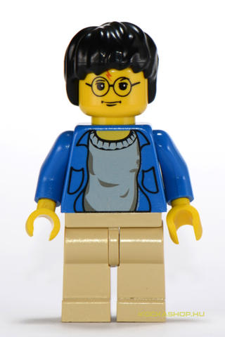 LEGO® Minifigurák HP004 - Harry Potter minifigura kék felsőben