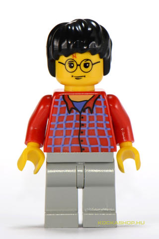 LEGO® Minifigurák hp025 - Harry Potter piros pólóban