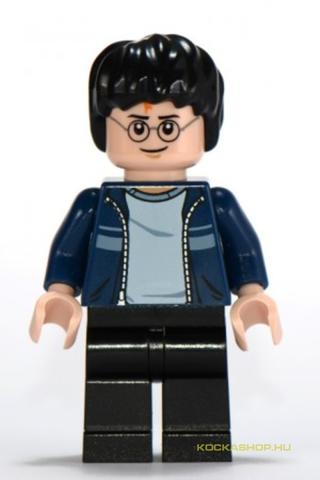 LEGO® Minifigurák hp087 - Harry Potter kék csikós polóban, fekete nadrágban