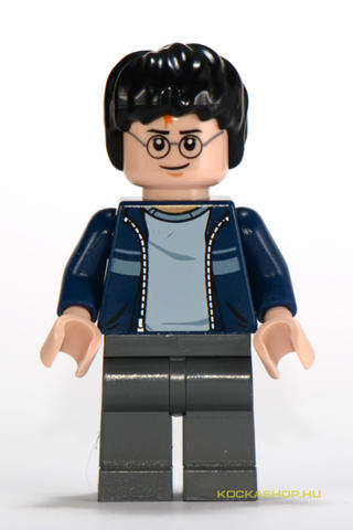 LEGO® Minifigurák hp116 - Harry Potter - Kék csíkós póló, szürke nadrág