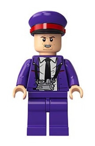 LEGO® Minifigurák hp192 - Stan Shunpike - Knight Bus Conductor Uniform, Red Band on Hat