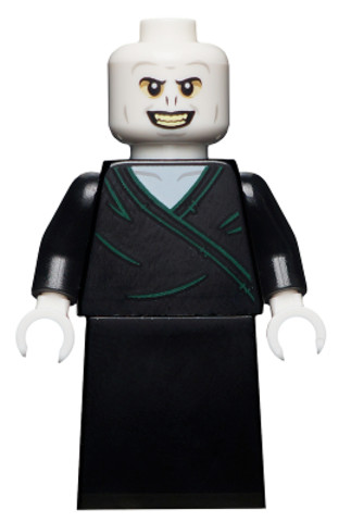 LEGO® Minifigurák hp197 - Lord Voldemort - White Head, Black Skirt, Smile with Teeth