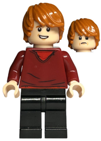 LEGO® Minifigurák hp214 - Ron Weasley - Dark Red Sweater, Black Legs