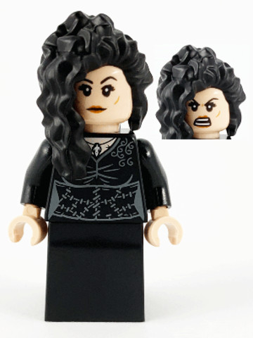 LEGO® Minifigurák hp218 - Bellatrix Lestrange, Black Dress, Long Black Hair