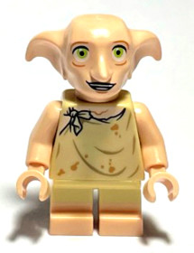 Dobby (Elf), Light Nougat, Open Mouth Smile