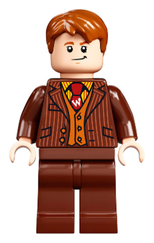 LEGO® Minifigurák hp252 - Fred Weasley - Vörösbarna öltöny