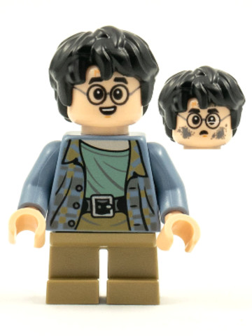 LEGO® Minifigurák hp256 - Harry Potter - Sand Blue Jacket, Dirty Face