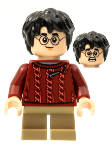 LEGO® Minifigurák hp278 - Harry Potter - Dark Red Torn Sweater