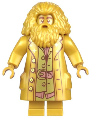 LEGO® Minifigurák hp324 - Rubeus Hagrid - 20th Anniversary Pearl Gold