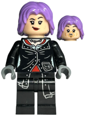 LEGO® Minifigurák hp336 - Nymphadora Tonks - Lila Haj, Nyomtatott karok