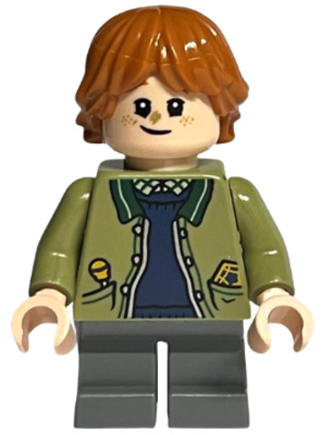 LEGO® Minifigurák hp376 - Ron Weasley - Olive Green Jacket