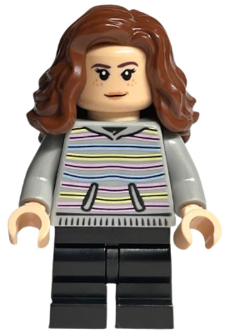 LEGO® Minifigurák hp383 - Hermione Granger - Striped Hoodie, Black Medium Legs