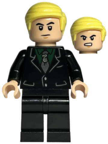 LEGO® Minifigurák hp385 - Draco Malfoy - Black Suit, Slytherin Tie, Neutral / Angry