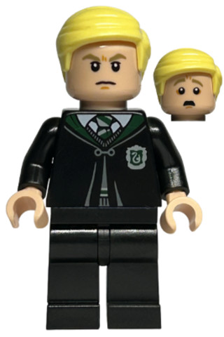 LEGO® Minifigurák hp399 - Draco Malfoy - Black Slytherin Robe and Legs