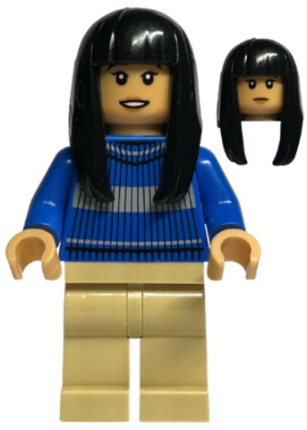 LEGO® Minifigurák hp402 - Cho Chang - Blue Ravenclaw Quidditch Sweater, Tan Legs