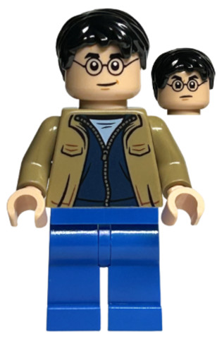 LEGO® Minifigurák hp408 - Harry Potter - Dark Tan Jacket, Blue Legs