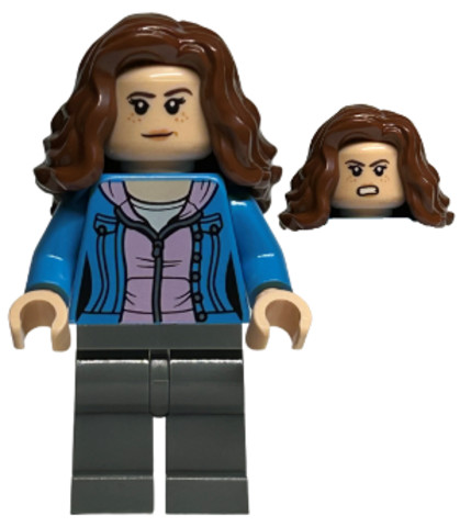 LEGO® Minifigurák hp409 - Hermione Granger - Dark Azure Jacket over Bright Pink Hoodie