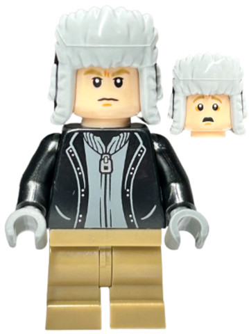 LEGO® Minifigurák hp461 - Draco Malfoy - Fekete dzseki, Bézs nadrág, Fekete usánka sapka