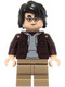 LEGO® Minifigurák hp467 - Harry Potter - Sötétbarna nyitott kabát, Sötétbarna nadrág