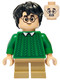 LEGO® Minifigurák hp475 - Harry Potter - Zöld pulóver, Sötétbarna nadrág