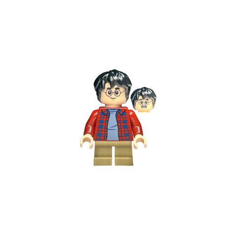 LEGO® Minifigurák hp481 - Harry Potter - Sötét piros ing, sötét barna nadrág