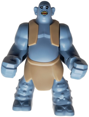 LEGO® Minifigurák hp489 - Hegyi Troll - Sötétbarna mellény és ágyékkötő