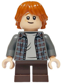 Ron Weasley - Plaid Shirt, Dark Brown Short Legs