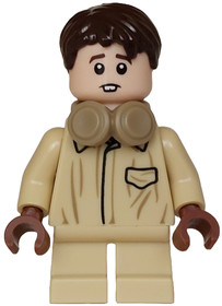 Neville Longbottom - Coveralls, Headphones, Tan Short Legs, Tooth Gap / Lopsided Smile