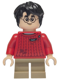 LEGO® Minifigurák hp610 - Harry Potter piros kötött pulóverben