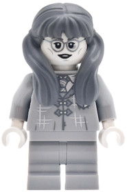 LEGO® Minifigurák hp618 - Hisztis Myrtle – világos kékesszürke köntös, ezüstszínű szemüveg