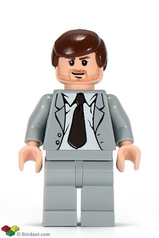 LEGO® Minifigurák iaj039 - Indiana Jones, szürke öltönyben
