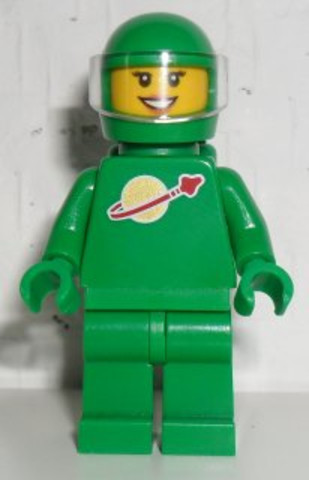 Zöld Classic Space űrhajós (Yve)