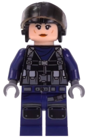 LEGO® Minifigurák jw042 - Női Pilóta (Jurassic World)