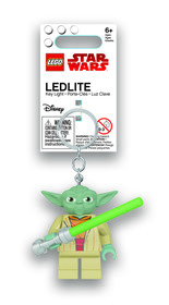 Yoda mester fénykarddal világítós kulcstartó