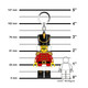 LEGO® Kulcstartó LGL-KE214 - LEGO Nutcracker - A diótörő világító kulcstartó