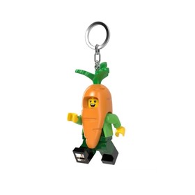 LEGO® Kulcstartó LGL-KE239H - Sárgarépa jelmezes fiú - világítós kulcstartó
