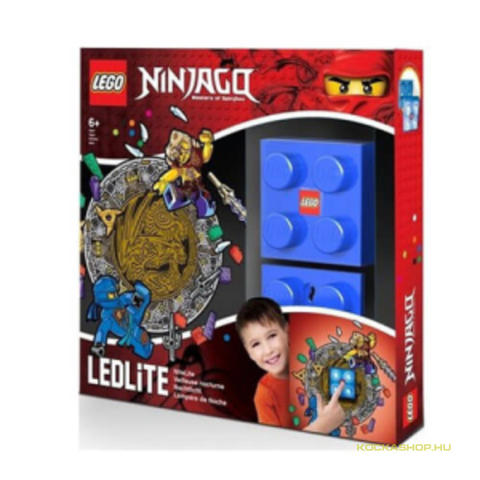 LEGO® Seasonal LGL-NI4J - Ninjago Jay Éjjeli Lámpa falmatricával