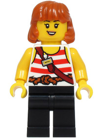 Legoland látogató fehér-piros atlétában