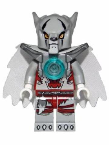 LEGO® Minifigurák loc038 - Worriz- ezüst páncéllal