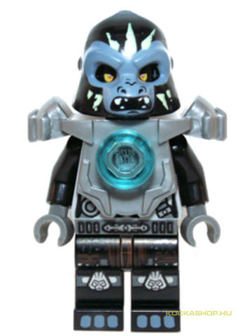 LEGO® Minifigurák loc068 - Gorzan - Ezüstös Nehéz Páncélban