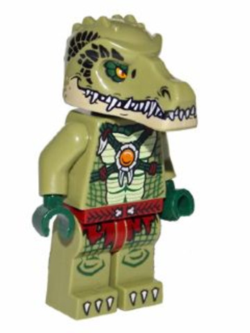 LEGO® Minifigurák loc122 - Krokodil Harcos