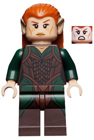 LEGO® Minifigurák lor034 - Tauriel - Sötétzöld és sötétbarna öltözet