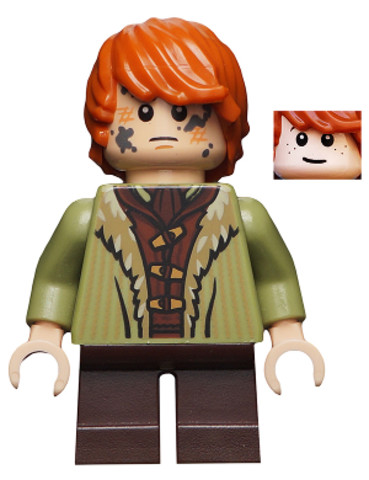 LEGO® Minifigurák lor100 - Bain, Bard fia - Szőrmeszegélyű kabátban (Hobbit)