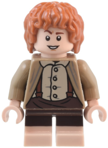 LEGO® Minifigurák lor132 - Csavardi Samu (Samu) - Világos nugát láb