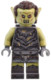 LEGO® Minifigurák lor135 - Ork - Olívazöld fej, Gyöngyház-sötétszürke páncél szennyeződésfoltokkal, Sötétbarna haj